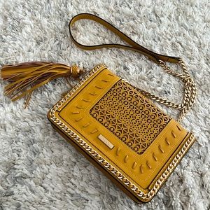 Aldo yellow crossbody purse